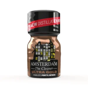 Amsterdam The Cleaner Ultra Gold Poppers - Stabilized Pentyl Nitrite Leather Cleaner 10ml