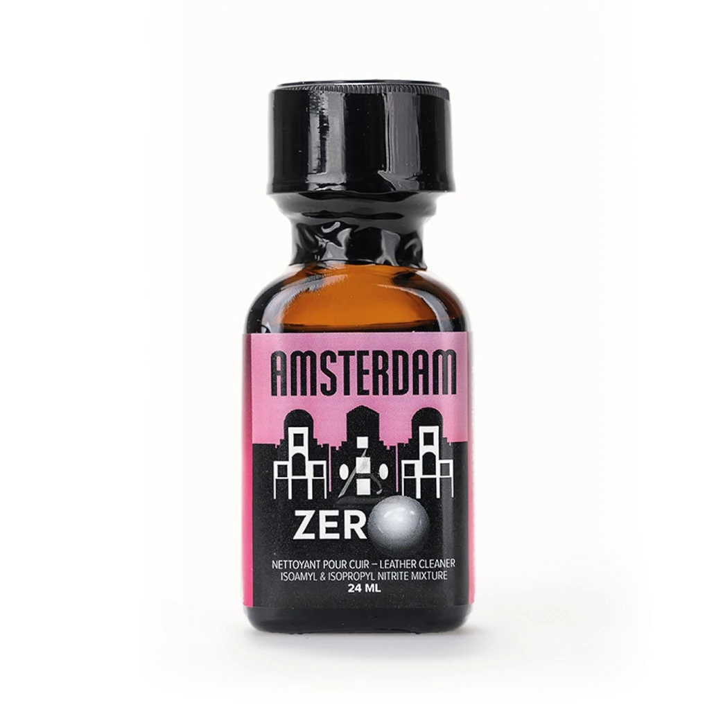 Amsterdam Zero Poppers - Isoamyl & Isopropyl Nitrite Mixture Leather Cleaner 24ml