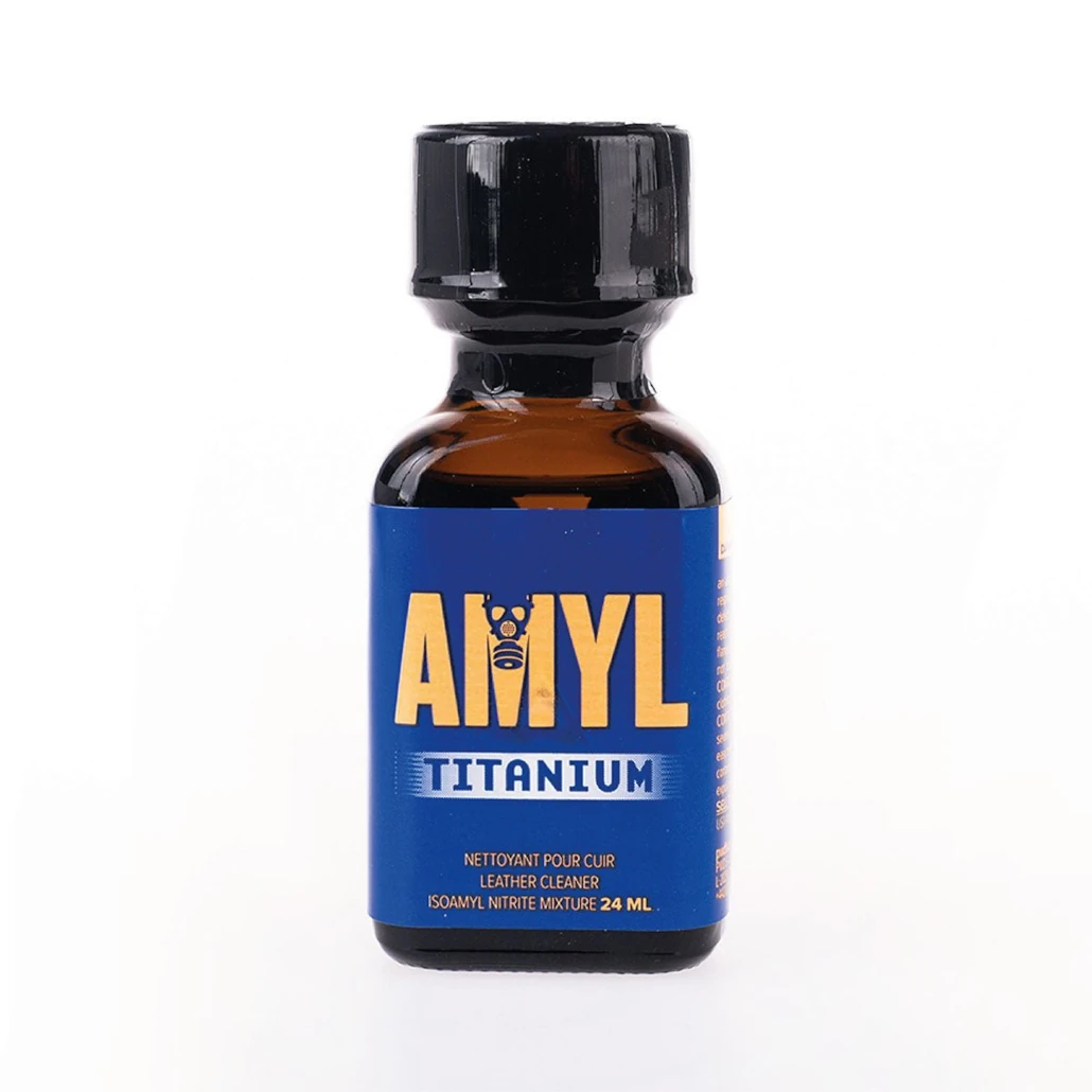 Amyl Titanium Poppers - Isoamyl Nitrite Leather Cleaner 24ml