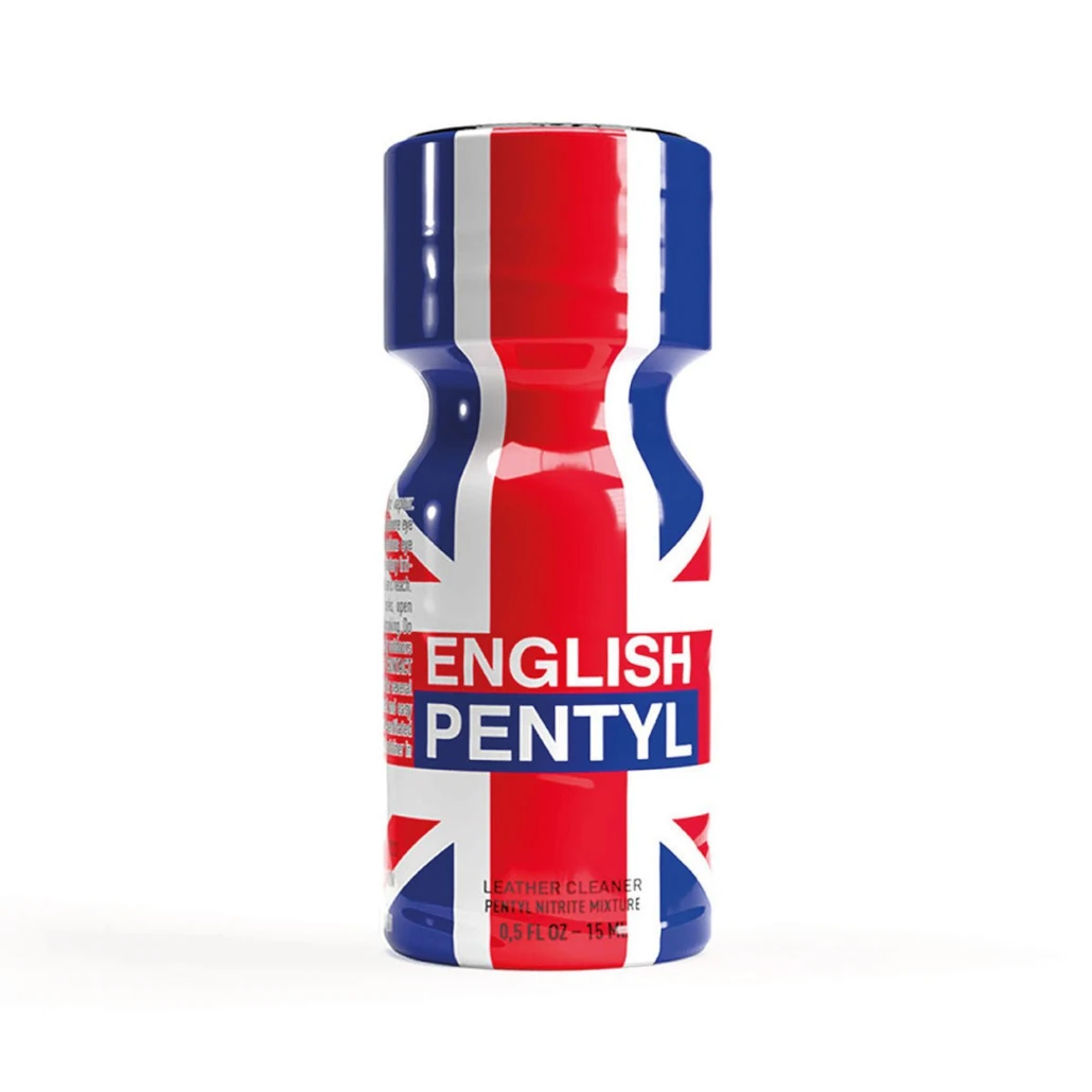 English Pentyl Poppers - Pentyl Nitrite Mixture Leather Cleaner 15ml