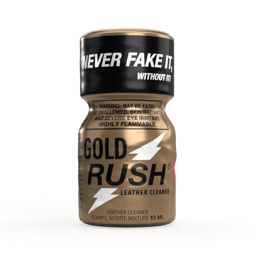 Gold Rush Poppers - Isoamyl Nitrite Leather Cleaner 10ml