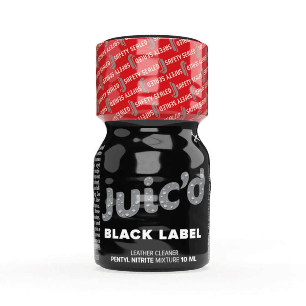 Juic'd Black Label Poppers - Pentyl Nitrite Leather Cleaner 10ml
