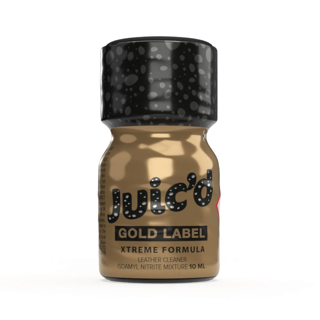 Juic'd Gold Label Poppers - Isoamyl Nitrite Xtreme Formula Leather Cleaner 10ml