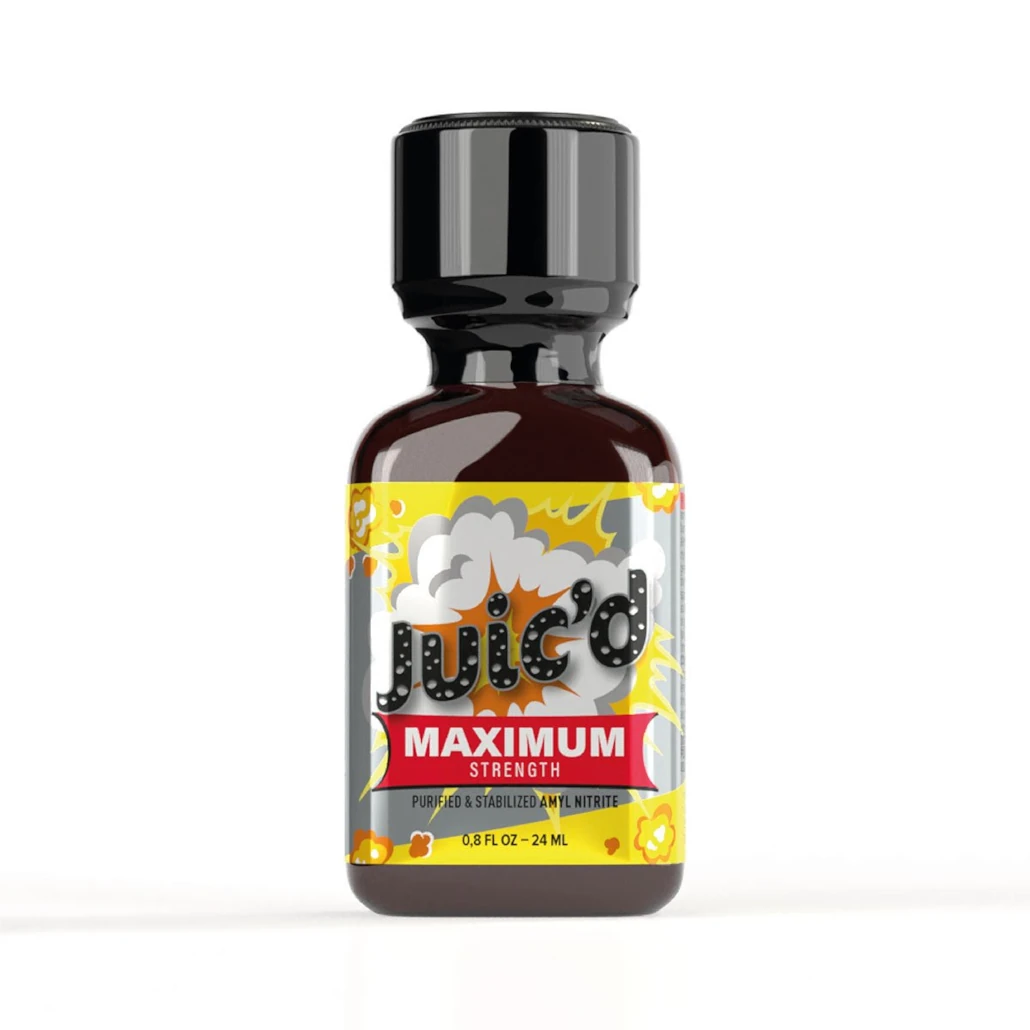Juic'd Maximum Strength Poppers - Amyl Nitrite Leather Cleaner 24ml