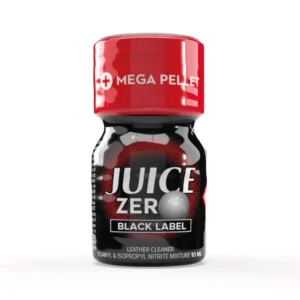 Juice Zero Black Label Poppers - Isoamyl & Isopropyl Nitrite Leather Cleaner 10ml