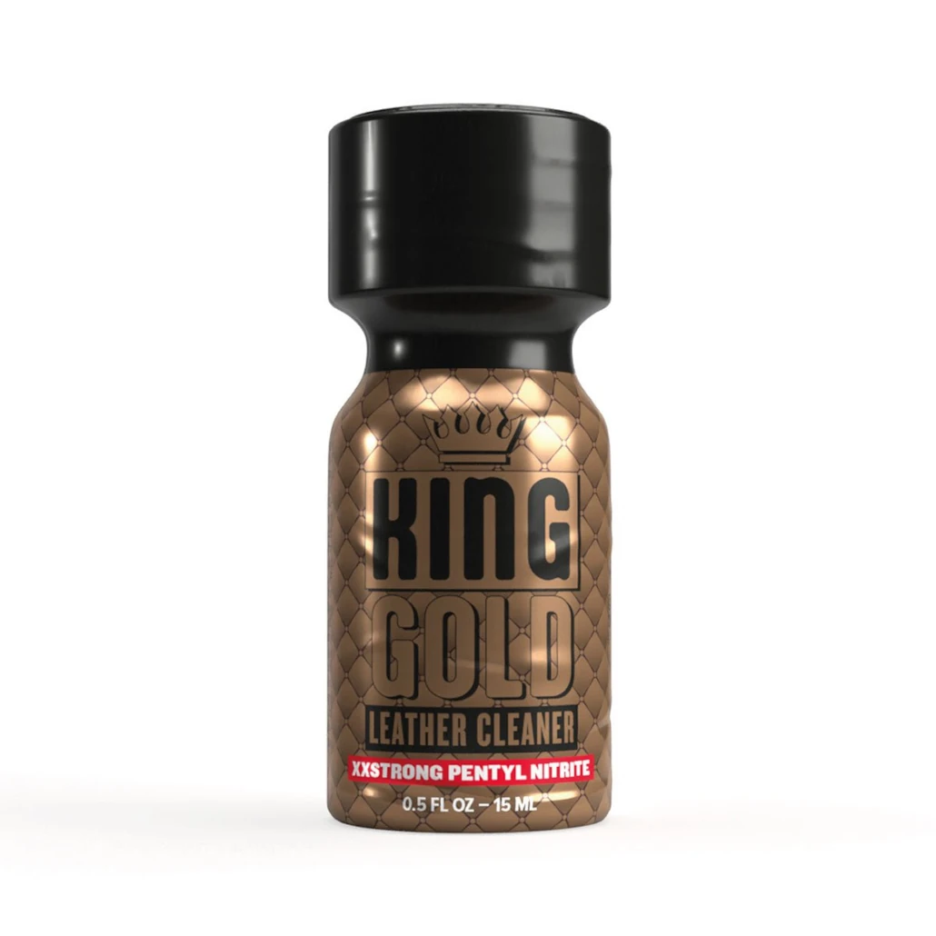 KING Gold Poppers - Pentyl Nitrite Extra Strong Leather Cleaner 15ml
