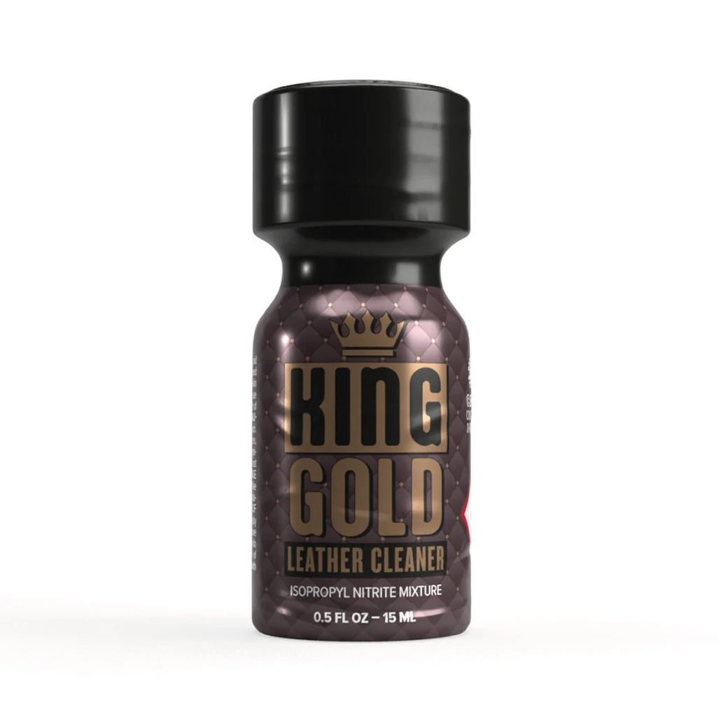 KING Gold Poppers - Isopropyl Nitrite Mixture Leather Cleaner 15ml