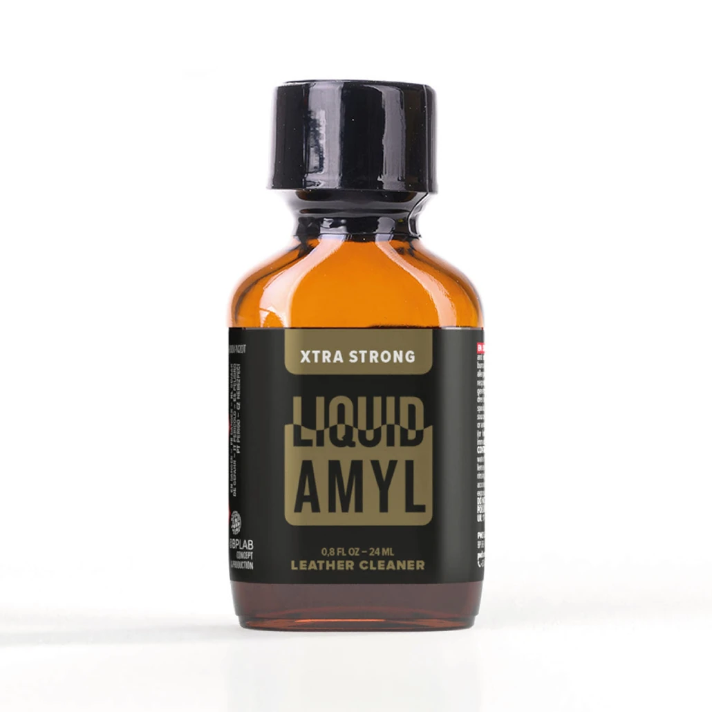 Liquid Amyl Xtra Strong Poppers - Amyl Nitrite Mixture Leather Cleaner 24ml