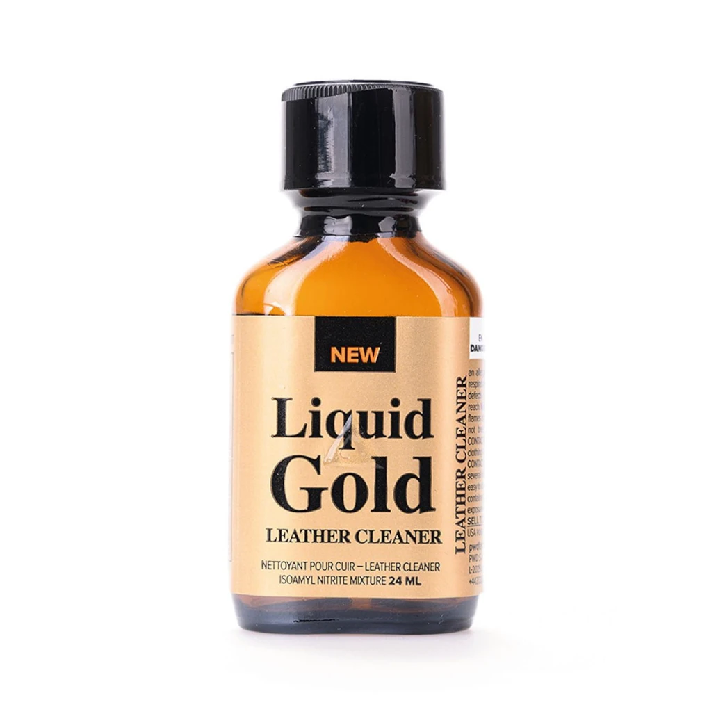 Liquid Gold Poppers - Isoamyl Nitrite Leather Cleaner 24ml
