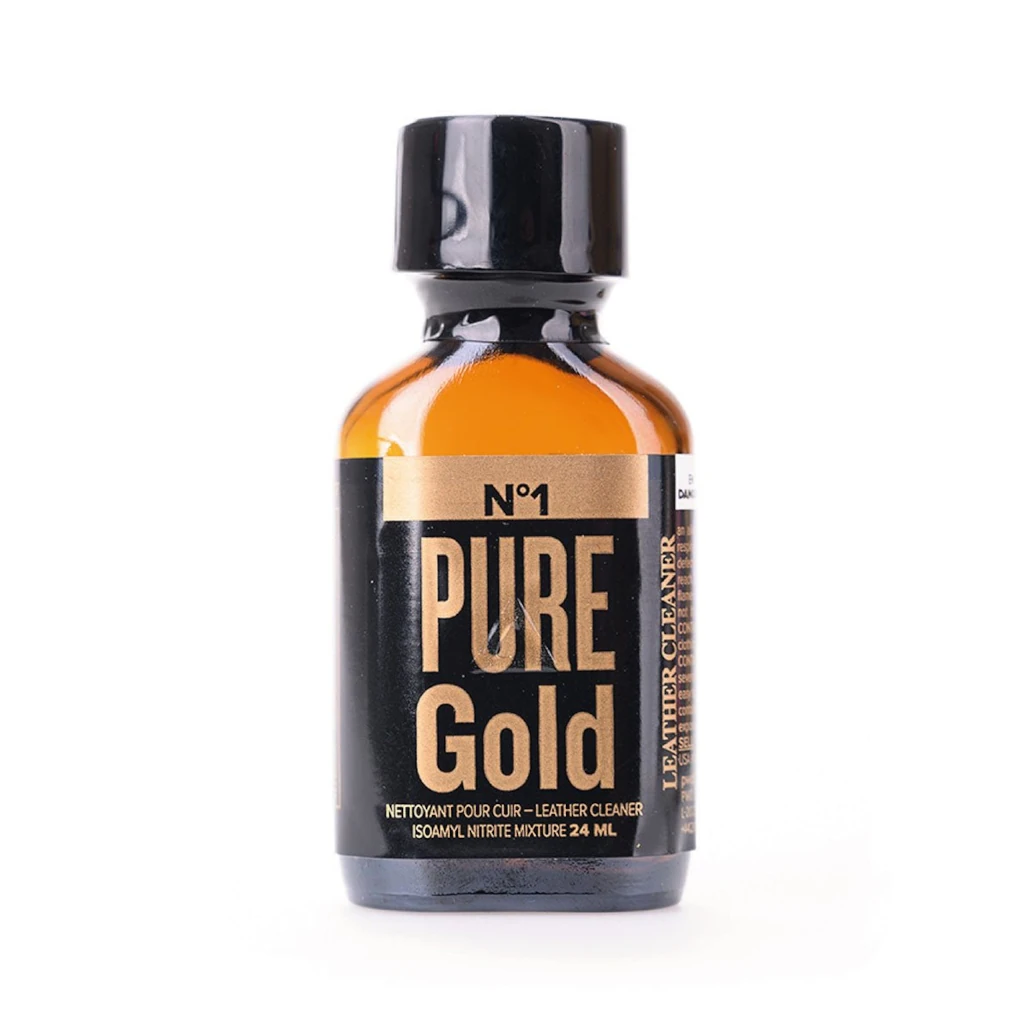 Pure Gold No.1 Poppers - Isoamyl Nitrite Leather Cleaner 24ml
