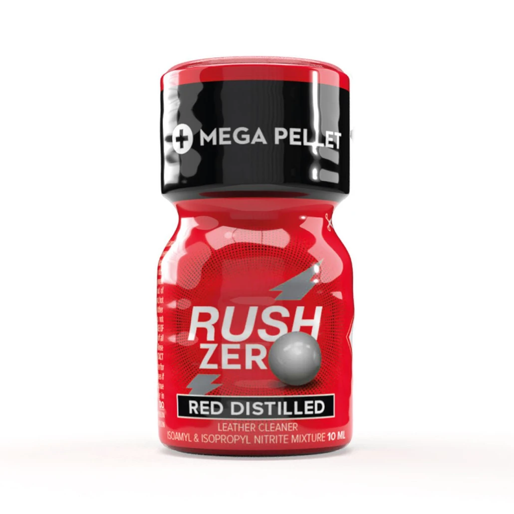 Rush Zero Red Distilled Poppers - 10ml