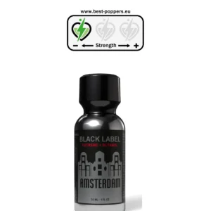 Amsterdam Black Label Extreme + Poppers - 30ml - Pentyl Nitrite + Butanol product image
