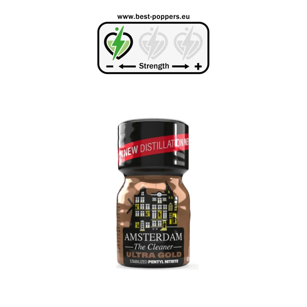 Amsterdam Ultra Gold Poppers - 10ml - Pentyl Nitrite product image