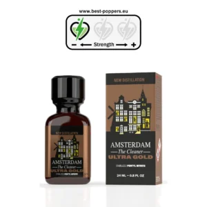 Amsterdam Ultra Gold New Distillation Poppers - 24ml - Pentyl Nitrite product image