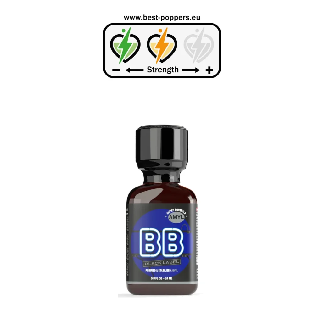 BB Black Label Poppers - 24ml - Isoamyl Nitrite product image