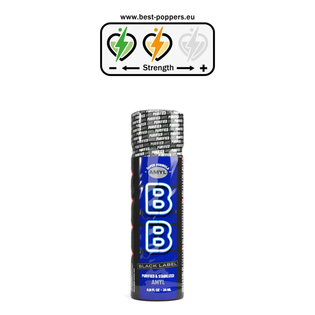 BB Black Label Poppers - 24ml - Isoamyl Nitrite product image