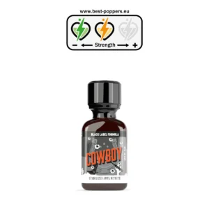 Cowboy Black Label Poppers - 24ml - Isoamyl Nitrite product image