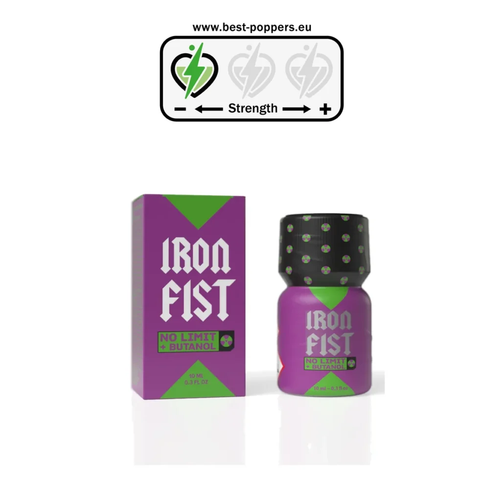 Iron FIST No Limit Poppers - 10ml - Pentyl Nitrite + Butanol product image