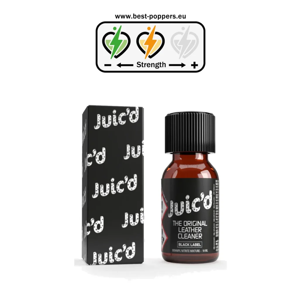 Juic'd Black Label Original Poppers - 24ml - Isoamyl Nitrite product image