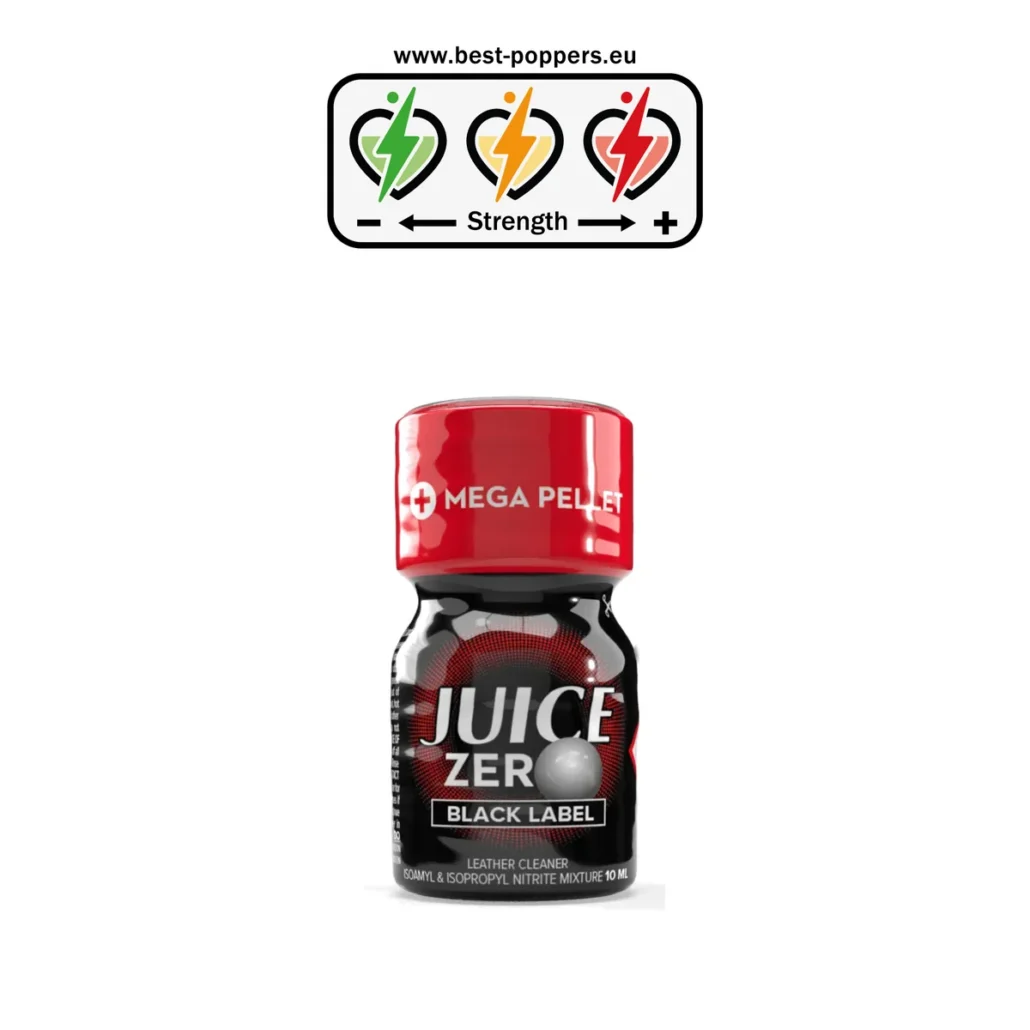 Juic'd Zero With Pellet Black Label Poppers - 10ml - Isopropyl Nitrite product image