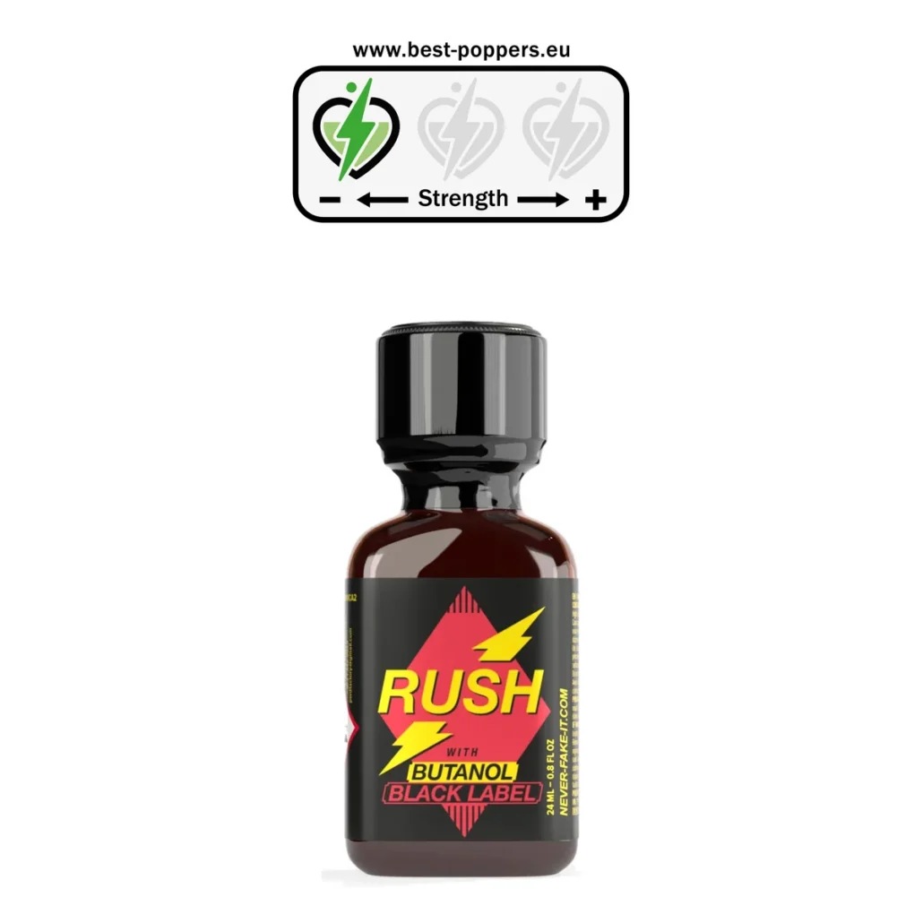 Rush Butanol Rush With Black Label Poppers - 24ml - Pentyl Nitrite + Butanol product image