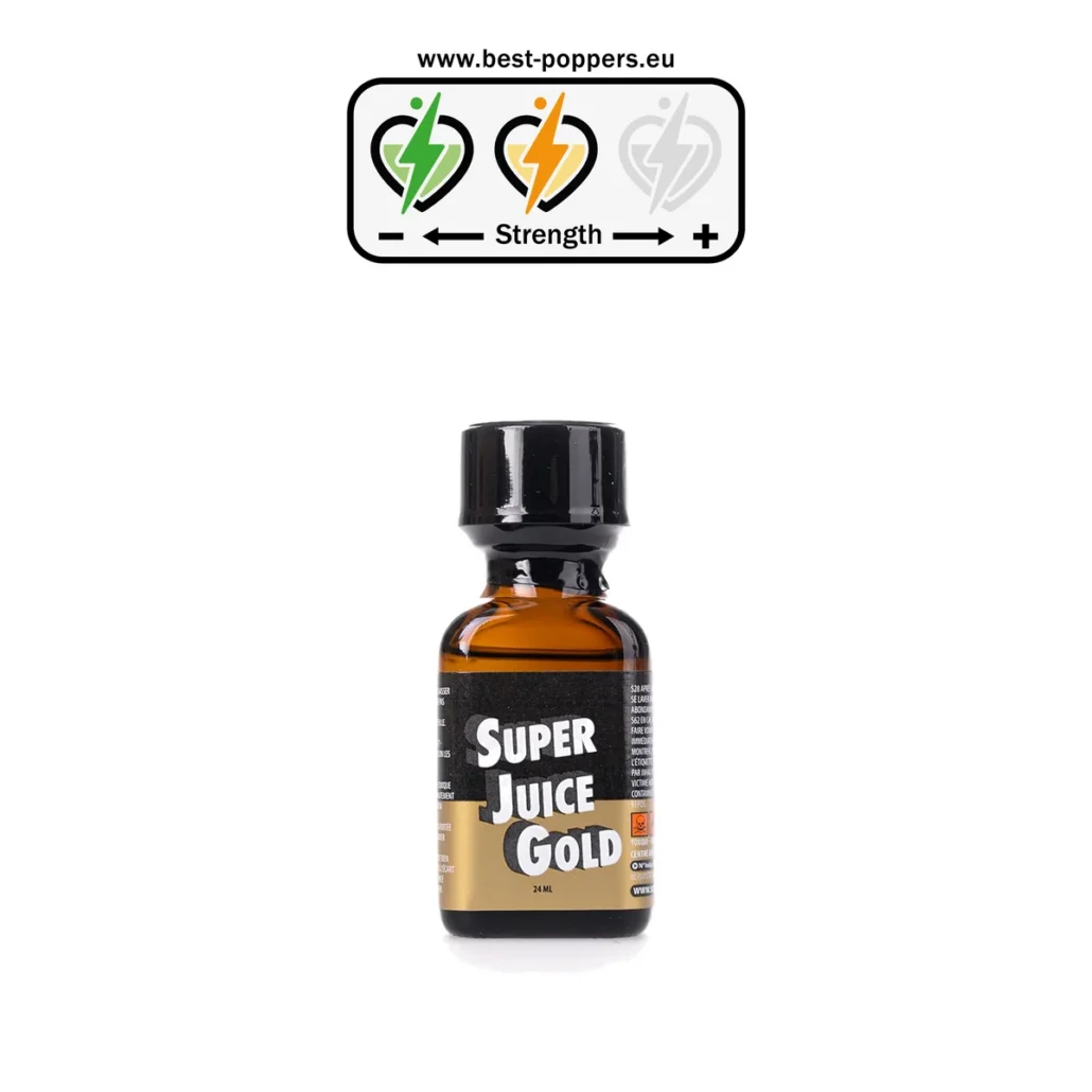 Super Juice Gold Poppers - 24ml - Isoamyl Nitrite product image
